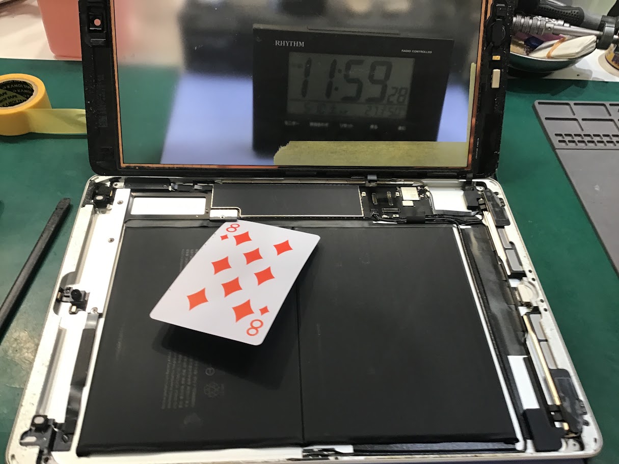 iPadPro11のバッテリー交換ならデータそのまま修理可能なスマホ修理工房グランデュオ蒲田店へ！